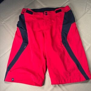 Specialized Mens Enduro Short Mountain Bike Shorts Cycling Red Size 36 Relaxed